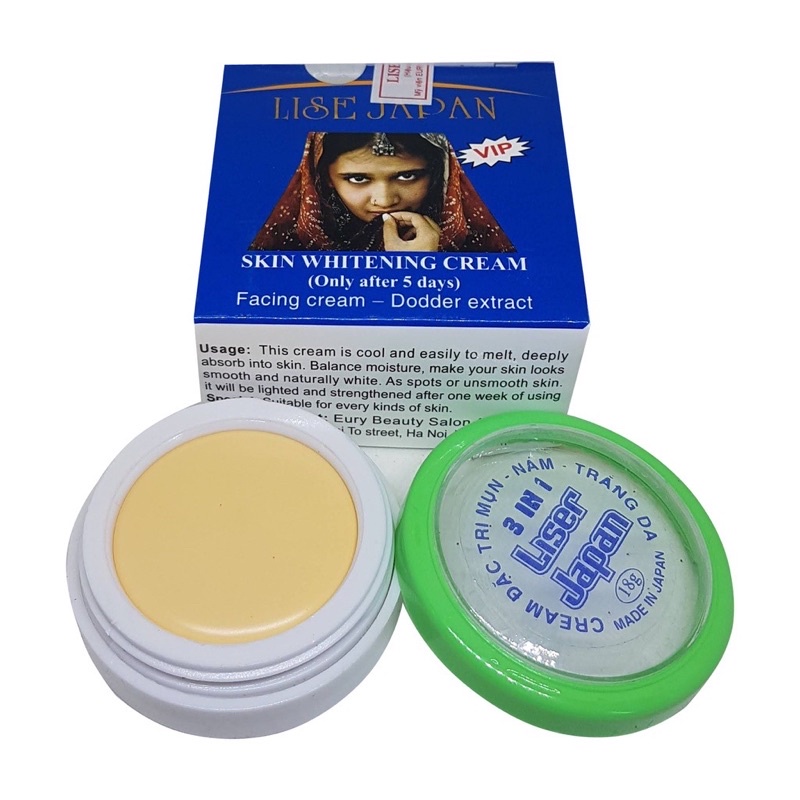 Lẻ 1 hộp kem cô gái ấn độ lise japan