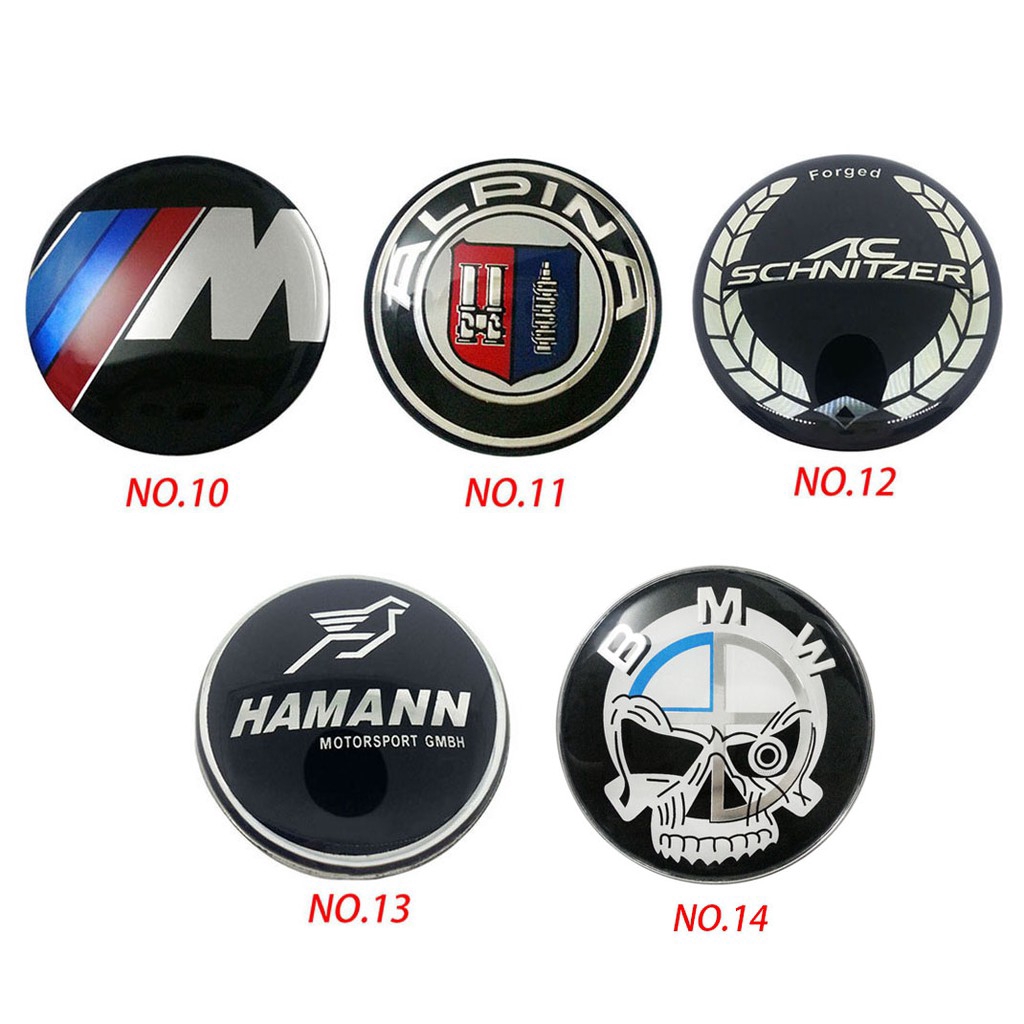 Miếng Dán Trang Trí Logo Vô Lăng Xe Hơi Bmw X1 X3 X5 X6 1 3 5 7 Series