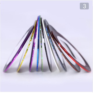 [Freeship đơn 50k] Set 2 cuộn băng dính trang trí móng 1mm