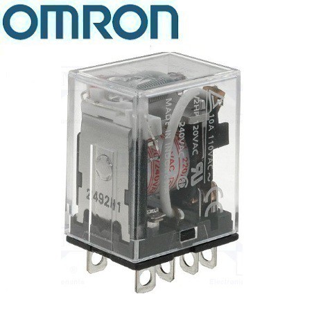 Rơ le (relay) trung gian omron MY4N, MY2N, LY2N 12VDC/AC, 24VDC/AC, 220VAC, 110VDC/AC, 380VAC (chưa kèm đế)