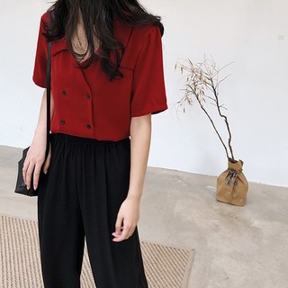 Áo sơ mi công sở cổ V bigsize