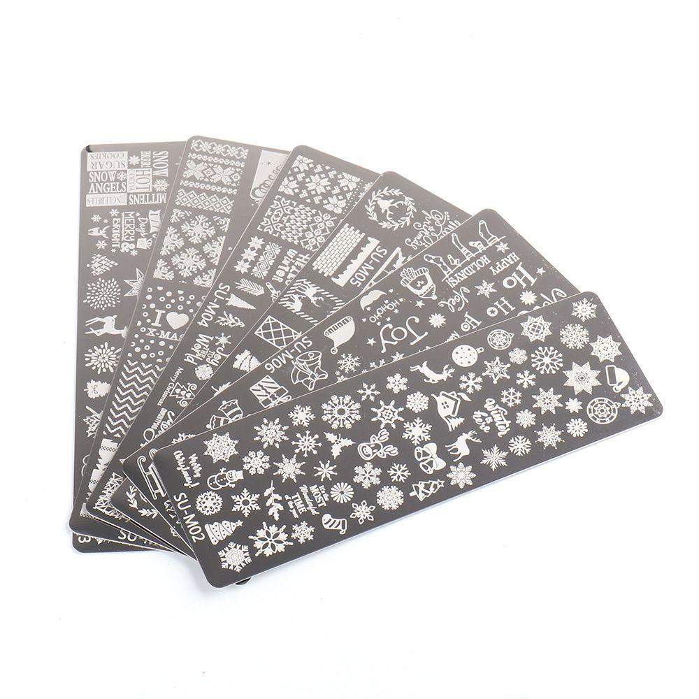 ESPO Set 1 / 6 Khuôn In Móng Tay Nghệ Thuật