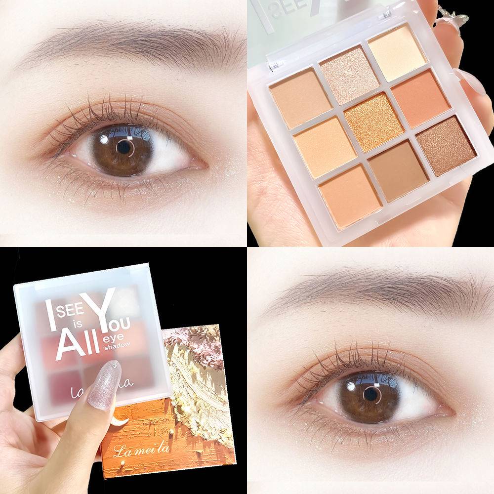 [Hàng mới về] Bảng Phấn Mắt Kim Tuyến Trang Điểm Phong Cách Trung Hoa