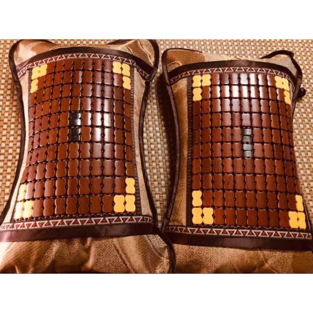 Gối trúc mây hạt bền đẹp, giảm mồ hôi khi nằm (50x30cm)
