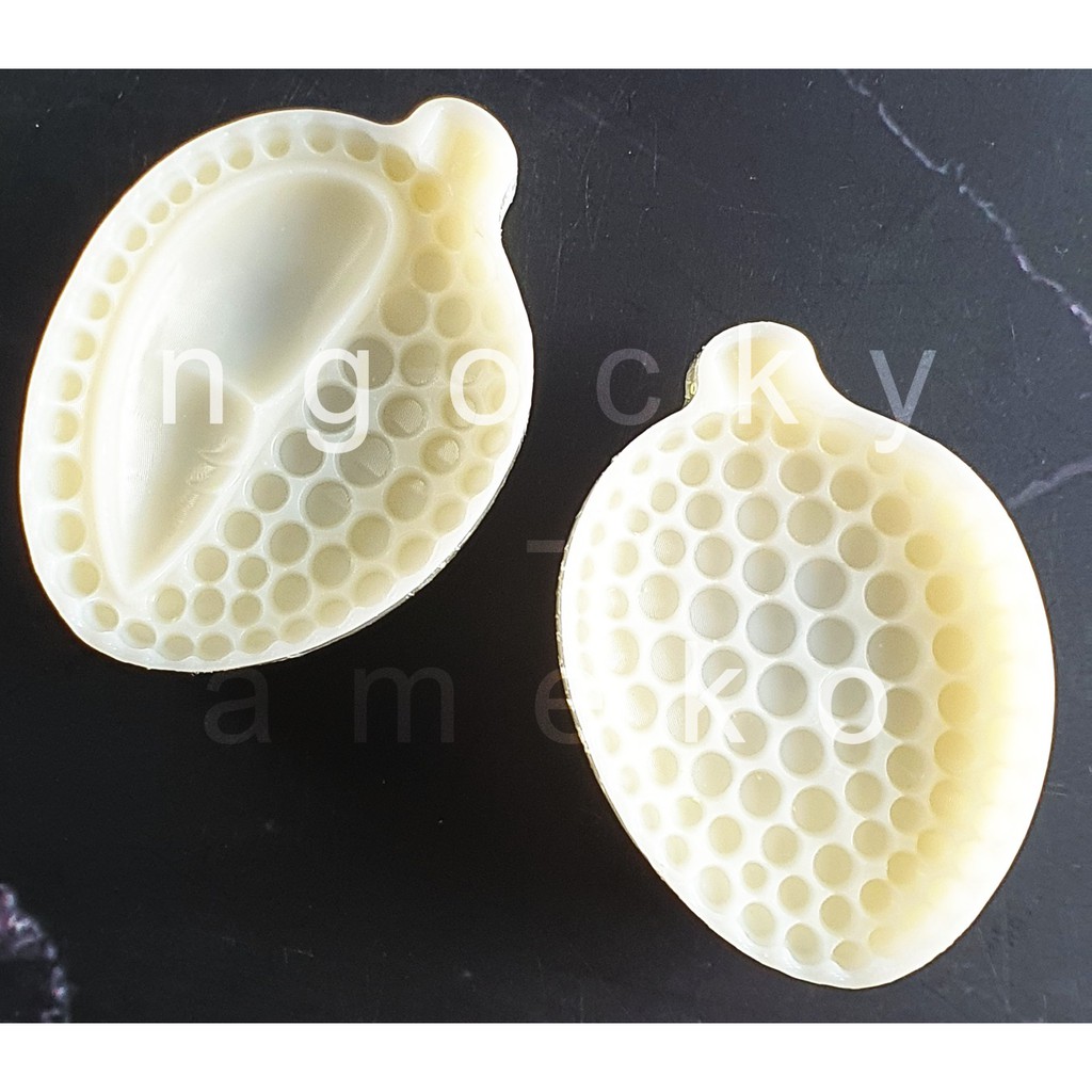 NQ50-006 - KHUÔN TRUNG THU LÒ XO / BÁNH DỨA  HÌNH QUẢ SẦU RIÊNG 50G