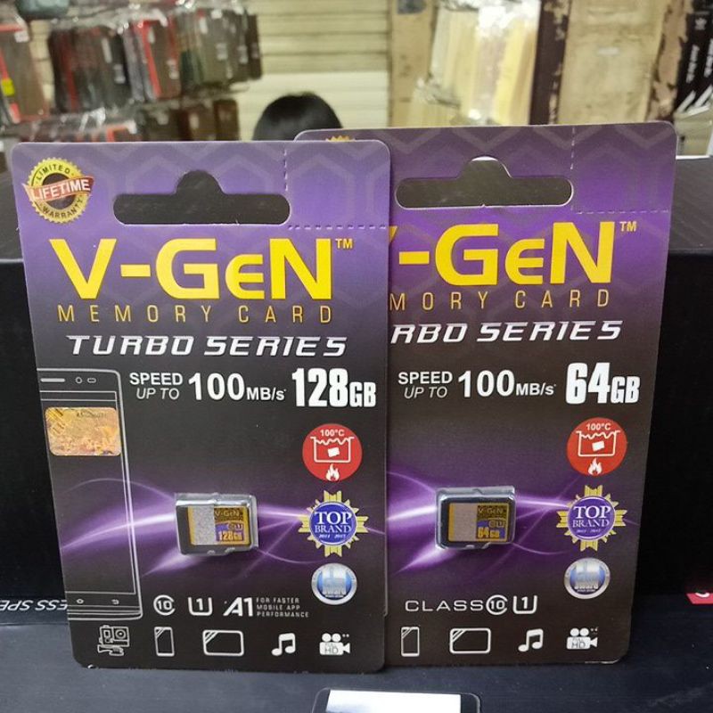 Thẻ Nhớ 8gb 16gb, 32gb, 64gb, 128gb Class 10 Turbo Series V-gen | BigBuy360 - bigbuy360.vn