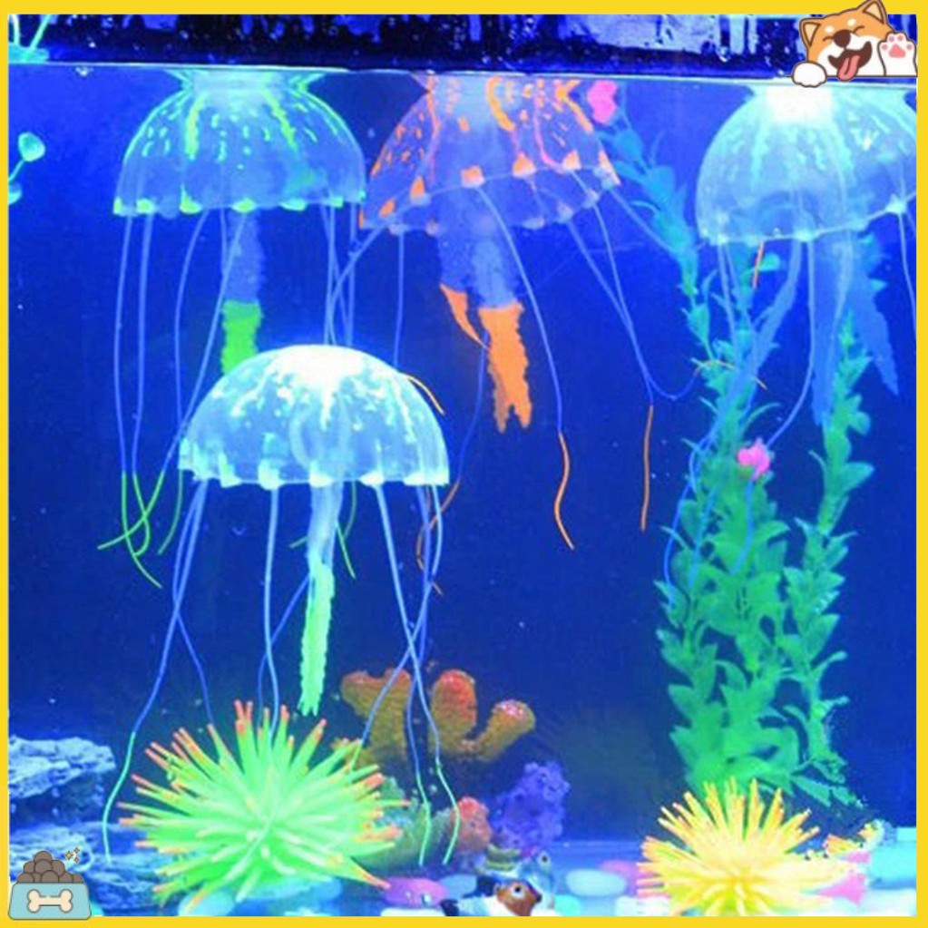 Sứa biển nhân tạo sống động dùng trang trí bể cá