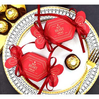 Hộp Quà Black Chocolate Valentine 14/2, Socola Trái Tim 8 Viên Thương Hiệu Beatitude,Tặng Kèm Thiệp