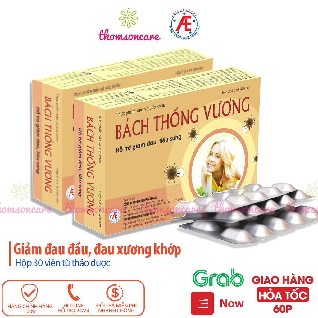 Bách Thống Vương - Hỗ trợ giảm đau đầu, đau xương khớp từ thảo dược