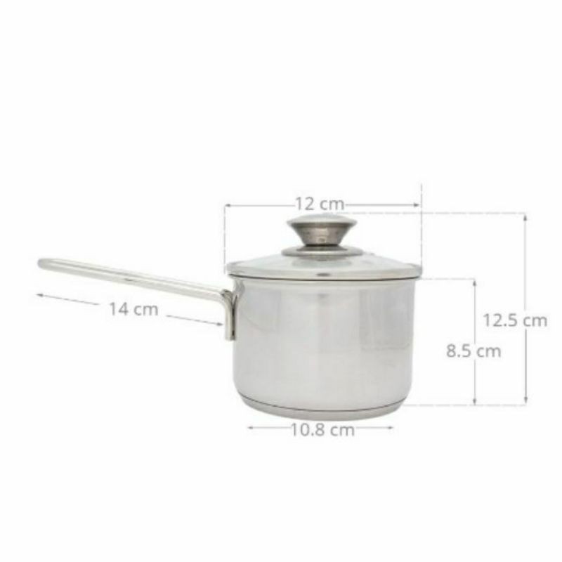 Quánh 3 đáy inox cao cấp  Việtcook ,nồi nấu bột ,cháo  ,Quánh quấy bột,quánh inox 3 đáy,nồi nấu bột đủ size 10,12,14,16