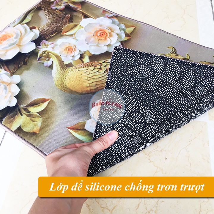 Thảm lau chân 3D siêu thấm hút nước mẫu mới sang trọng – 00553 – Buôn Rẻ