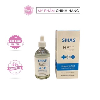 Tinh chất cấp nước sáng da Smas HA Plus Hyaluronic Acid Premium Ampoule100ml