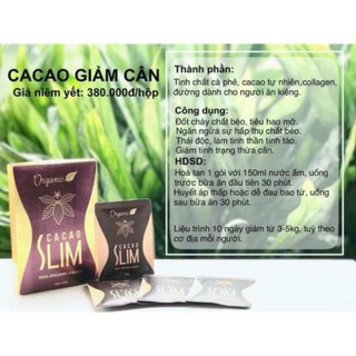 Cacao slim Mwhite Organic