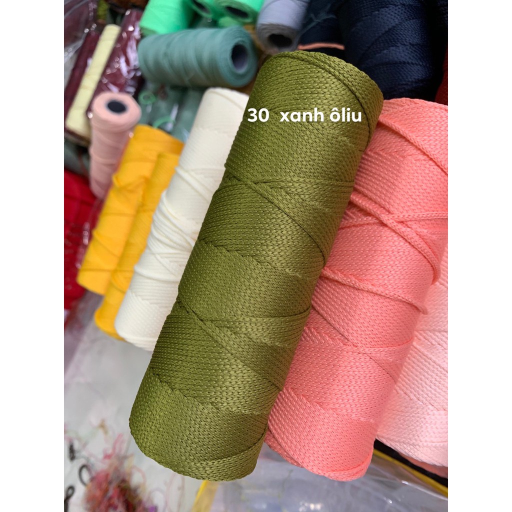 Combo  50 cuộn len nhung  đũa
