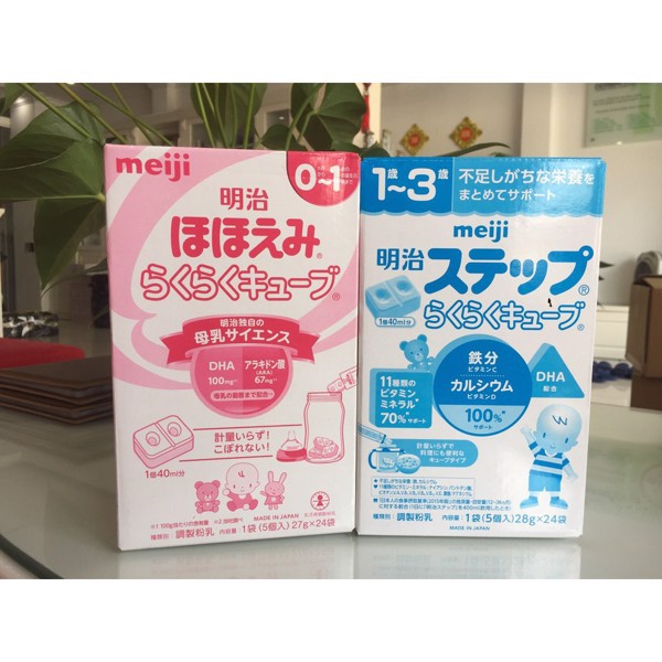 Sữa MEIJI 24 Thanh 648g Nội Địa Nhật Bản, Sữa MEIJI Thanh