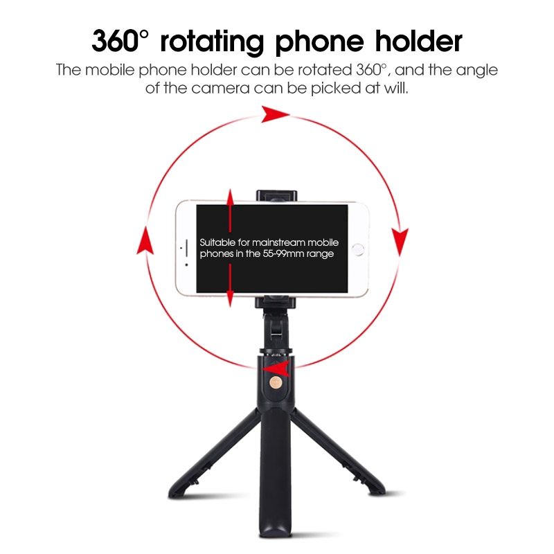 Gậy chụp ảnh tự sướng kết nối Bluetooth với gương soi HD | BigBuy360 - bigbuy360.vn