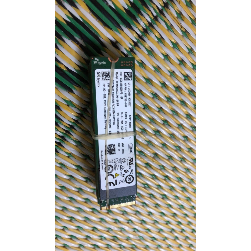 Ổ cứng ssd M2 nvme cũ 256GB. Hàng bóc máy, nvme 256gb cũ, nvme 256 bóc máy, nvme 256gb
