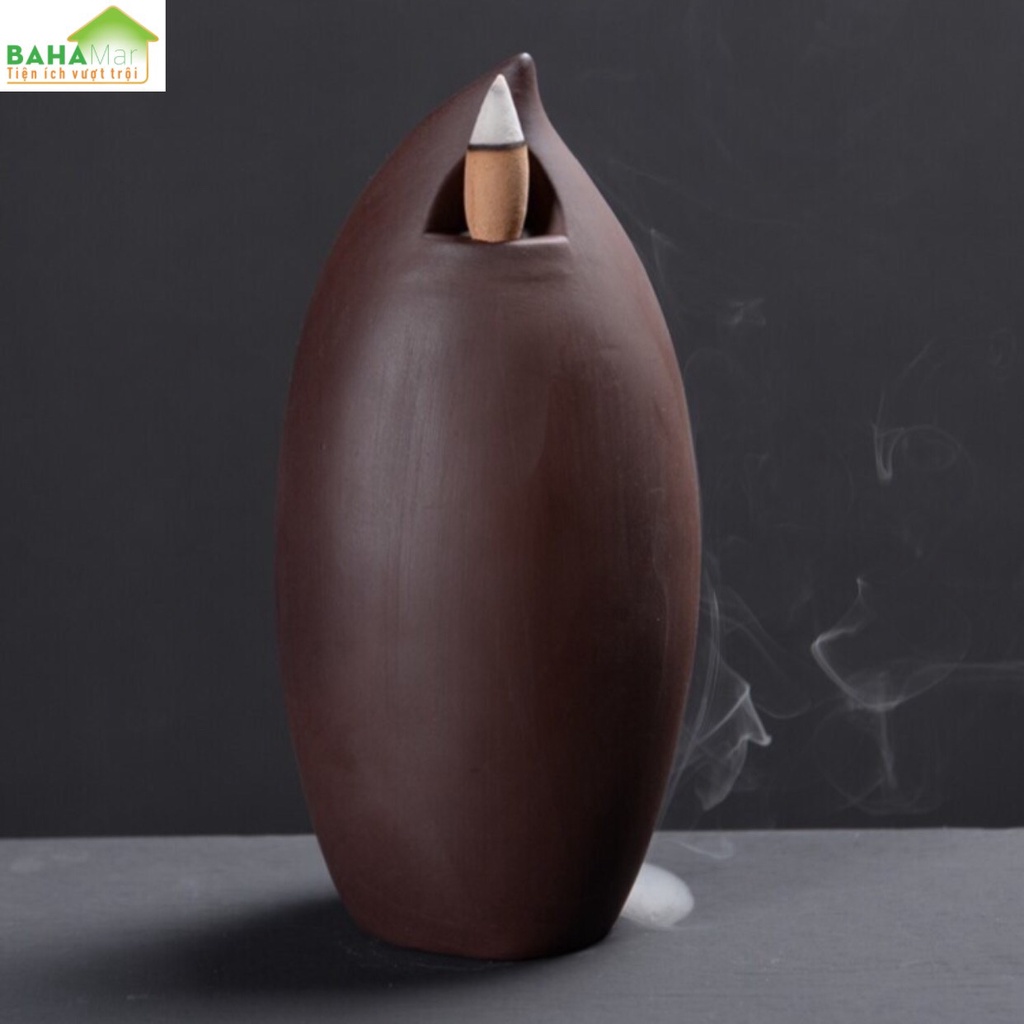 THÁC KHÓI TRẦM HƯƠNG CHẢY NGƯỢC PHẬT BÀ QUAN ÂM BỒ TÁT HIỂN LINH "BAHAMAR" Sáng tạo vẻ đẹp với phong cách điêu khắc,
