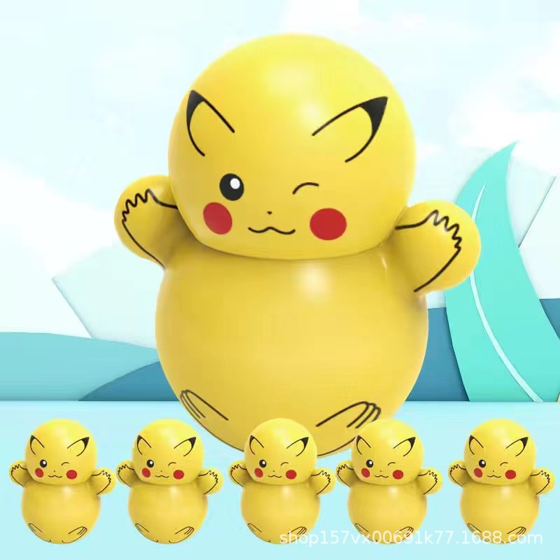 Đồ chơi lật đật HYG TOYS phong cách hoạt hình mini để bàn trang trí cho bé trai/ bé gái