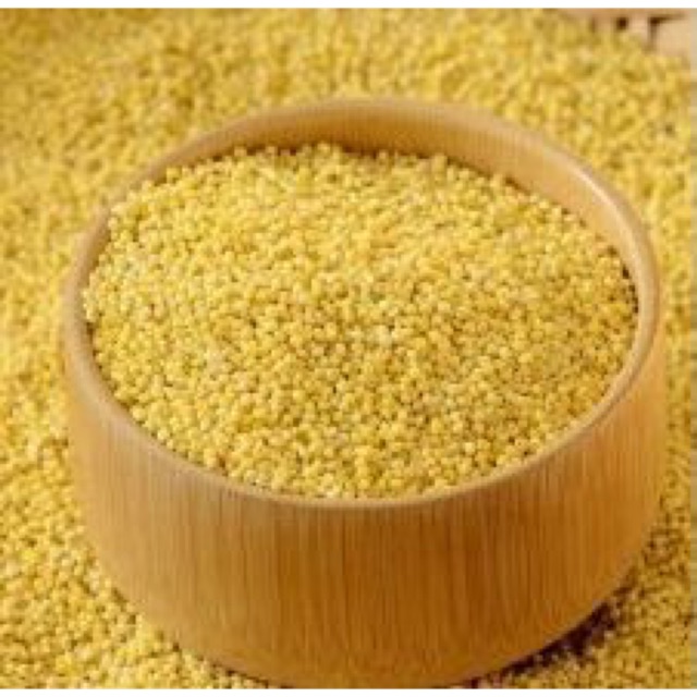 Hạt kê nếp vàng bóc vỏ 1kg siêu dẻo