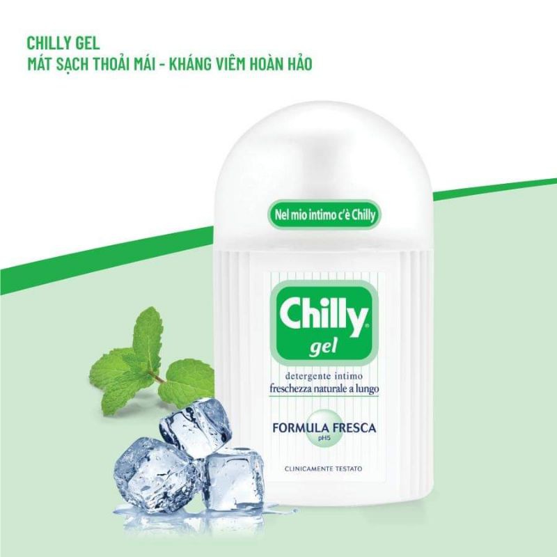 Dung dịch vệ sinh phụ nữ Chilly 200ml - nhập khẩu từ Ý