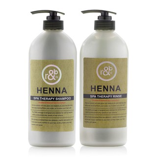 Combo dầu gội và dầu xả thảo dược R&B Henna 600ml x 2