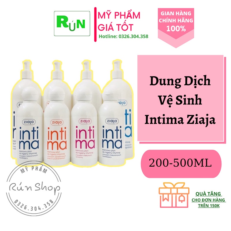 [CHÍNH HÃNG] Dung dịch vệ sinh phụ nữ Intima Ziaja_Dưỡng ẩm sâu cho da_giúp da mềm mượt_ hương thơm tinh khiết