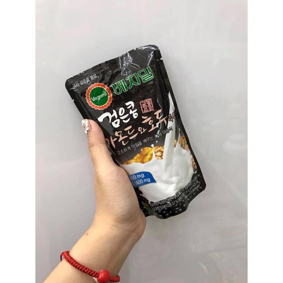 Sữa Oc Chó Đậu Đen Hạnh Nhân Vegemil 20 túi x 190ml