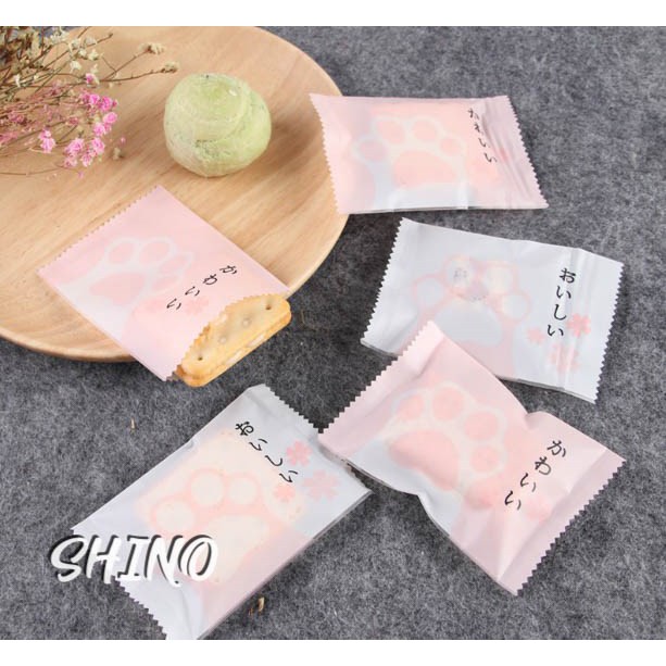 Túi bánh quy hàn miệng 7*10cm set 100 cái