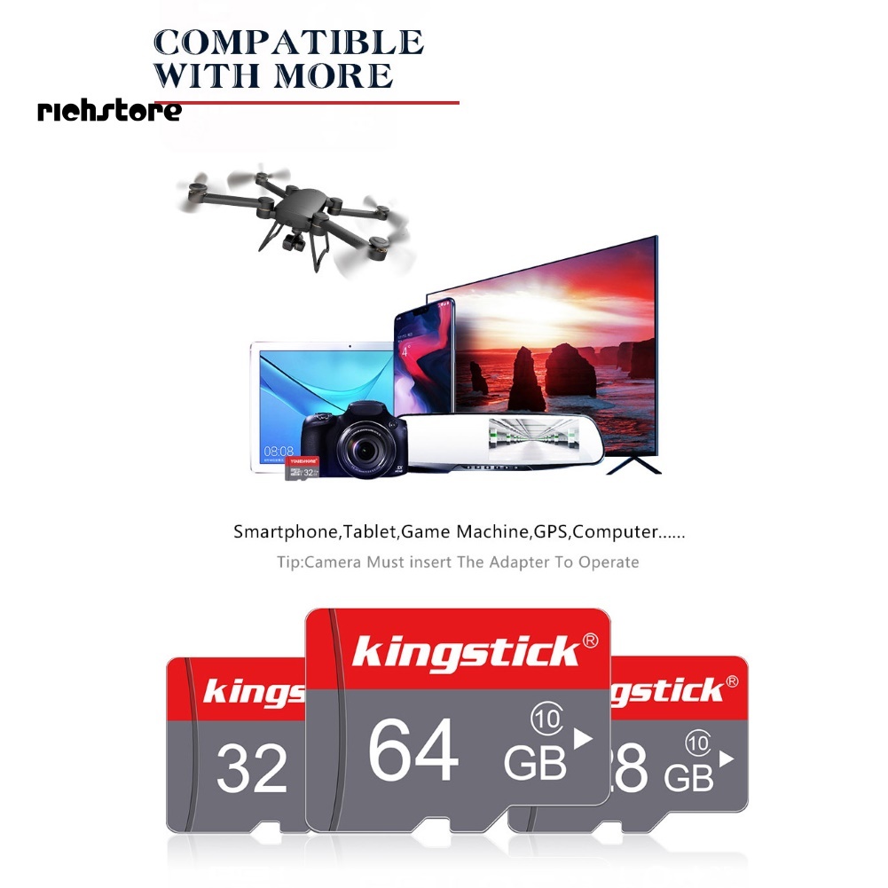 Thẻ Nhớ Micro Sd TF Tốc Độ Cao Xdnccx Kingstick U3 Cho Máy Ảnh / Điện Thoại | BigBuy360 - bigbuy360.vn