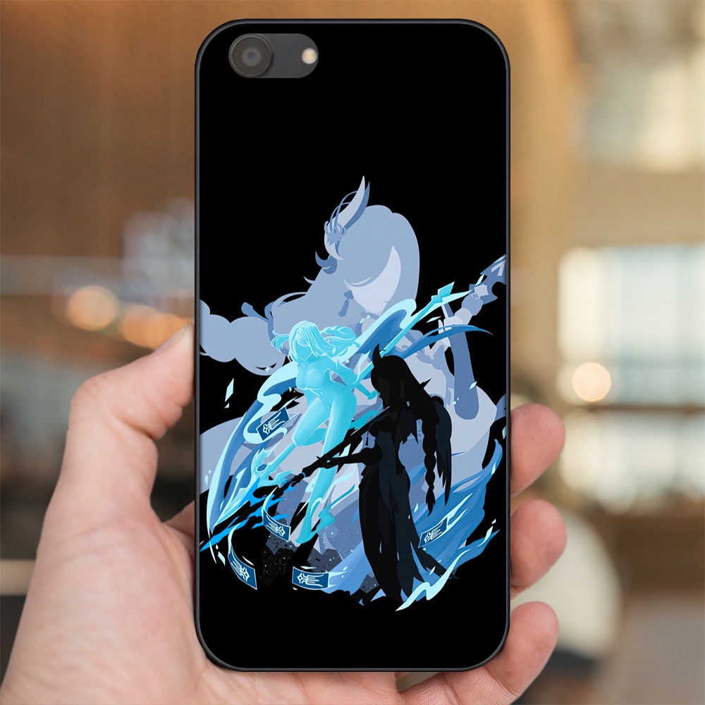Ốp lưng Oppo A83 viền đen in hình Shenhe Genshin Impact
