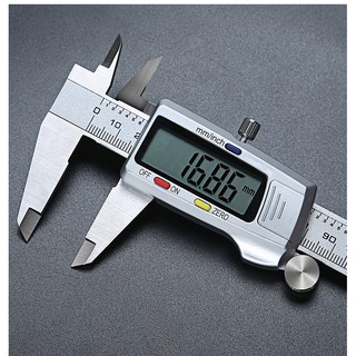 Thước kẹp điện tử Syntek inox cao cấp 150 mm - Thước Cặp Đo Cao Cấp Tặng Kèm Pin
