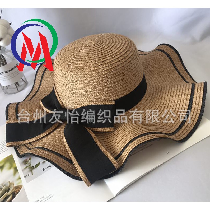 [Hàng hót - Giá rẻ] Nón vành đi biển có nơ (4 màu)