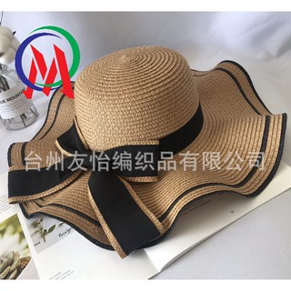 [Hàng hót - Giá rẻ] Nón vành đi biển có nơ (4 màu)