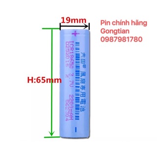 Pin icr 18650-2200mah pin đèn pin quạt