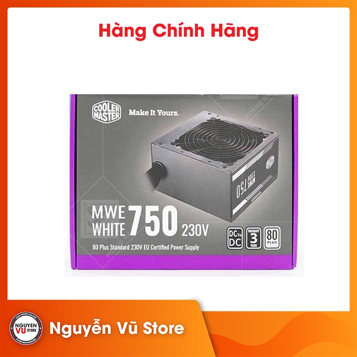 Nguồn máy tính Cooler Master MWE 750 WHITE V2 Hàng Chính Hãng