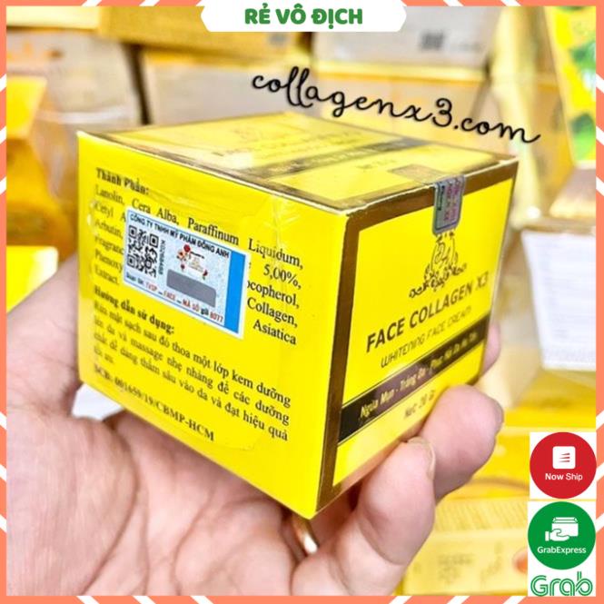 Kem Face Collagen X3 chính hãng Mỹ Phẩm Đông Anh - Kem dưỡng da mặt Colagen X3 Luxury - PINK BEAUTY