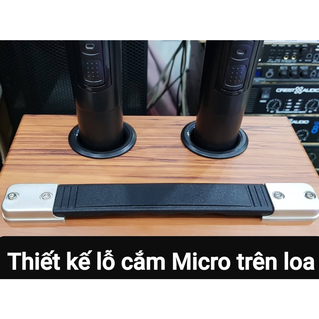 Loa kéo Karaoke Bluetooth JBZ J6: Phiên bản 2022, Bass 16, Hàng chính hãng, tiếng hay, Có 2 Micro không dây đi kèm