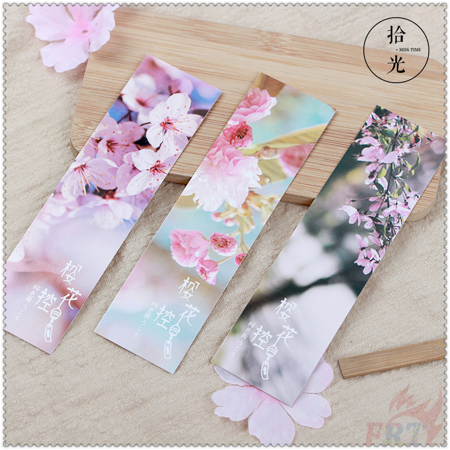 30Pcs/Set ❉ Tokyo Sakura Bookmarks ❉ Fashion Books Marker of Page Stationery School Office Supply