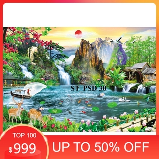 Tranh dán hồ cá 3d , hồ cá rồng , la hán , cá dĩa …