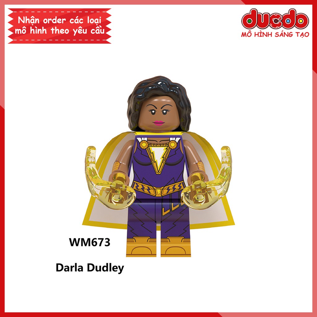 Minifigures các nhân vật siêu anh hùng trong Shazam - Đồ chơi Lắp ghép Xếp hình Mô hình Mini WM6058