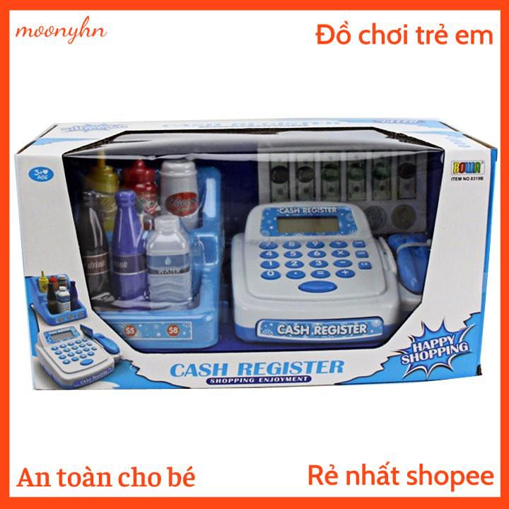 ĐỒ CHƠI NHÀ BẾP MÁY TÍNH TIỀN TRONG SIÊU THỊ PHÁT TIẾNG KHI BÉ THANH TOÁN CHƠI ĐỒ HÀNG - W078169