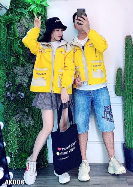 🌵 𝐓𝐡𝐞𝐔𝐥𝐳𝐳𝐚𝐧𝐠 🌵 006 Áo Khoác Kaki Vàng-Kem 2 Lớp Cao Cấp. Bomber Jacket Unisex Bán Sỉ | BigBuy360 - bigbuy360.vn