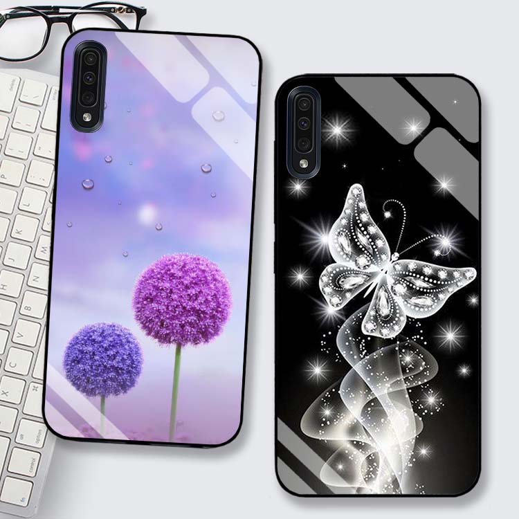Ốp Lưng SAMSUNG A30s, A50, A50s, A70, A7 2018 Lưng kính cường lực Sang Trọng, Sáng Bóng