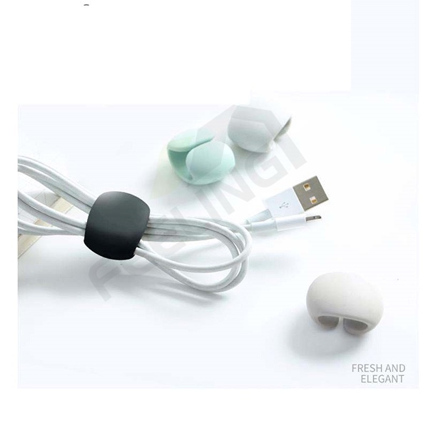 ⭐ Kẹp Cố Định Dây Cáp / Tai Nghe Gọn Gàng Có Thể Tái Sử Dụng