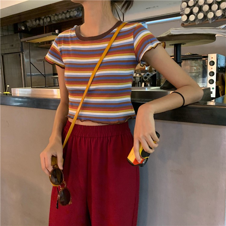 [Hàng có sẵn]Áo croptop len Ulzzang Quảng Châu ALC17
