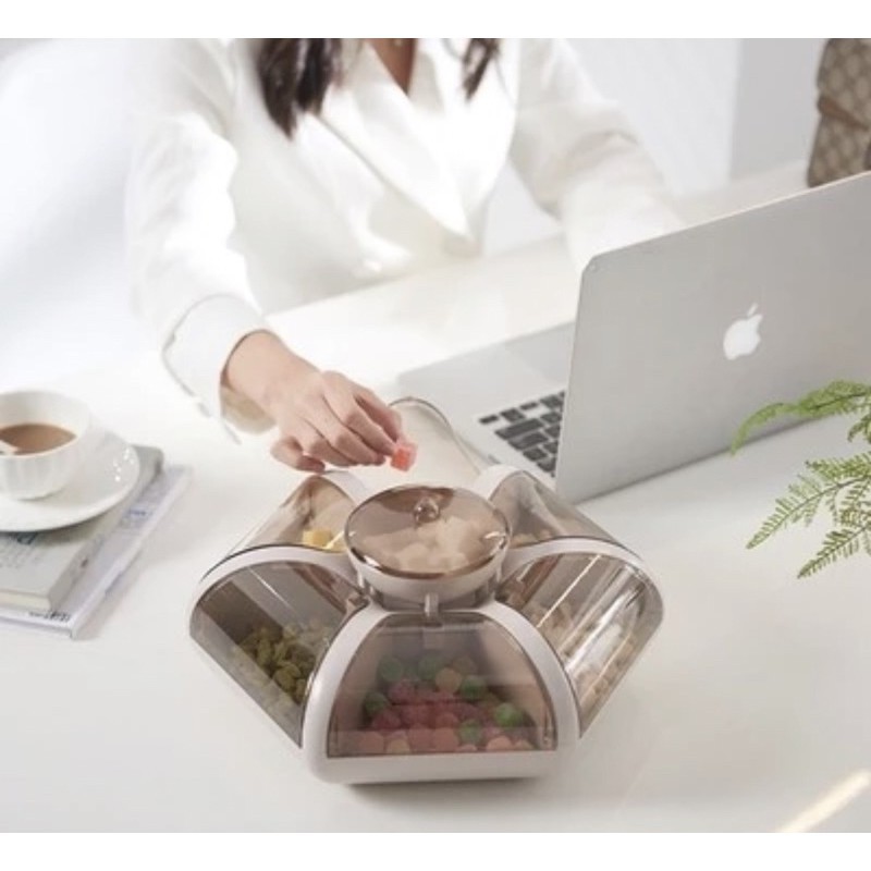 khay mứt hoa,hộp mứt kẹo 6 cánh tự bung mẫu mới GDTH