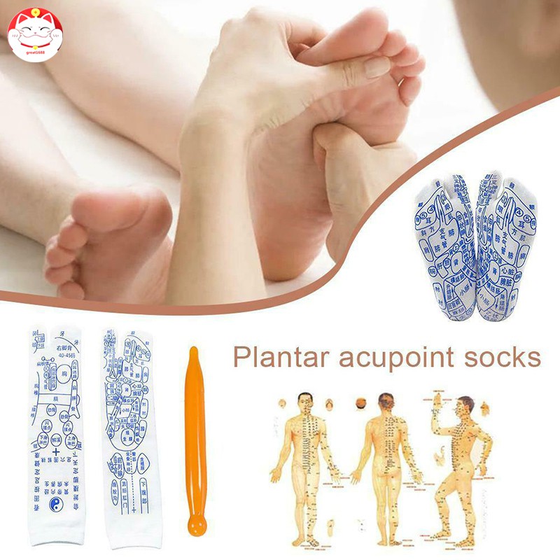 Acupressure Socks Massage Relieve Tired Feet Reflexology Socks Foot Point Socks For Woman Man