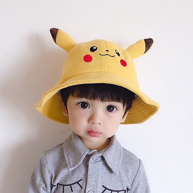 (SALE TẾT) Nón PIKACHU Hot Trend Cho Bé Yêu (Màu Vàng)