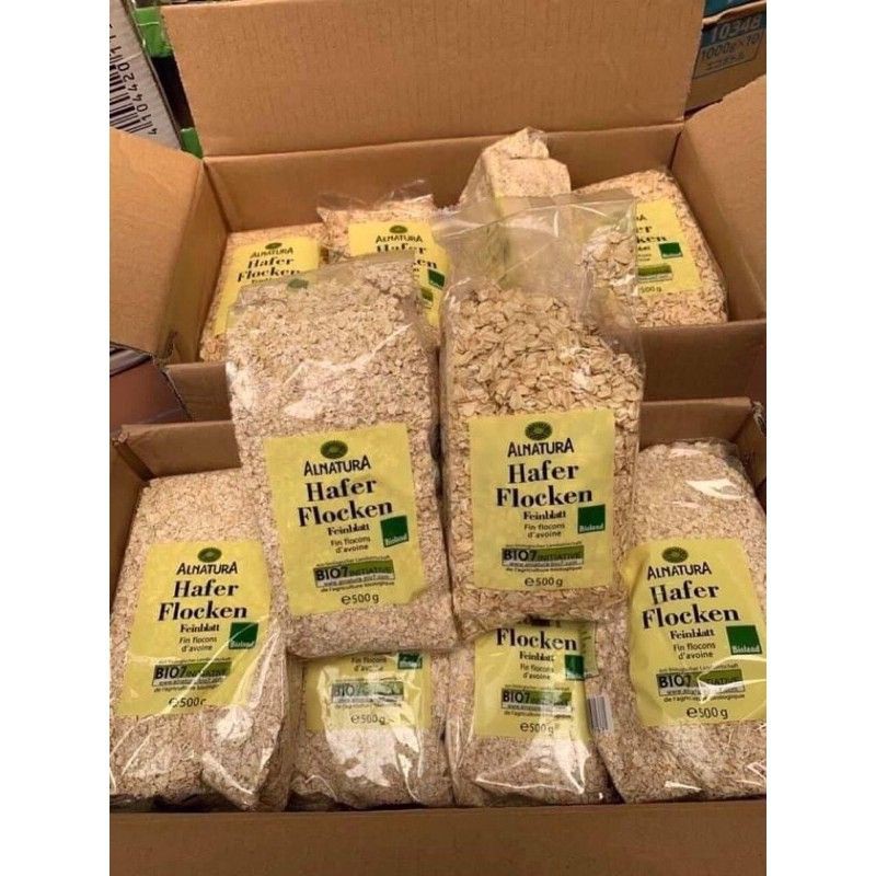 yến mạch cán dẹp 500g